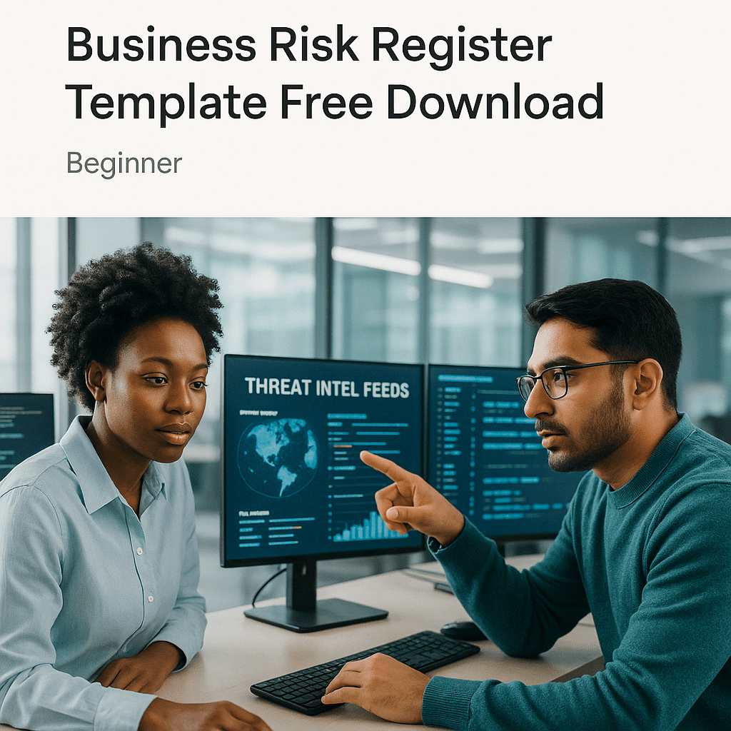 Diverse IT team analyzes cybersecurity threat data in office