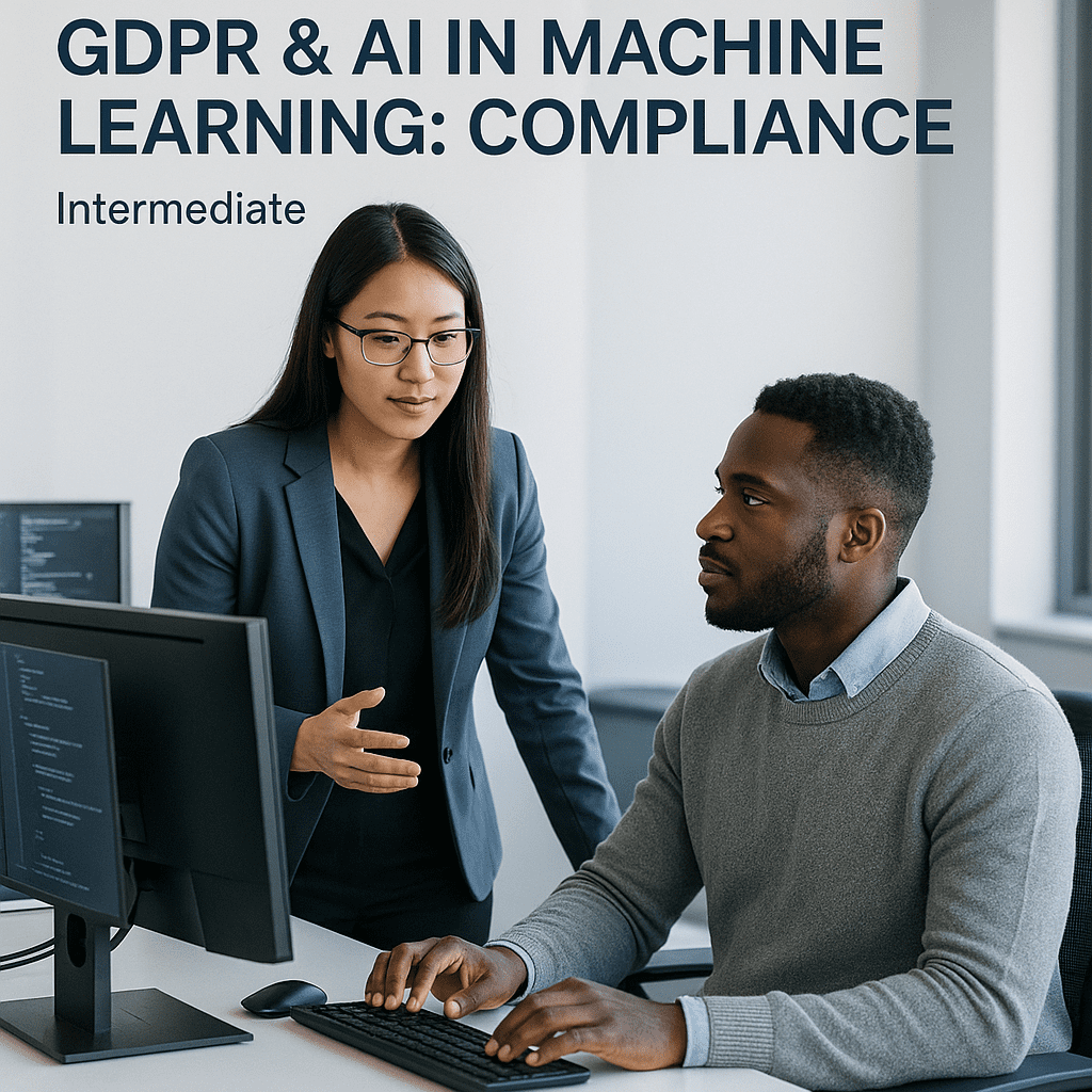 Female tech lead mentoring security analysts in modern office