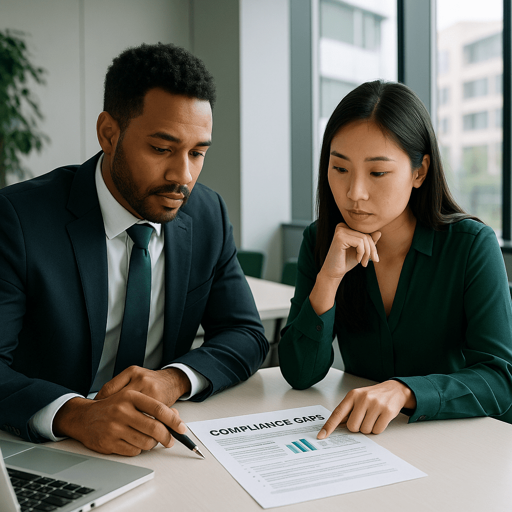 Business users review quantum-safe key management dashboard