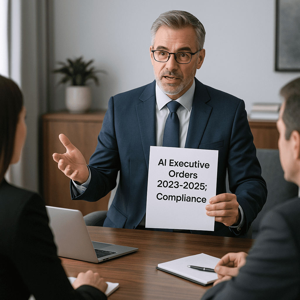 executive orders AI 2023-2025